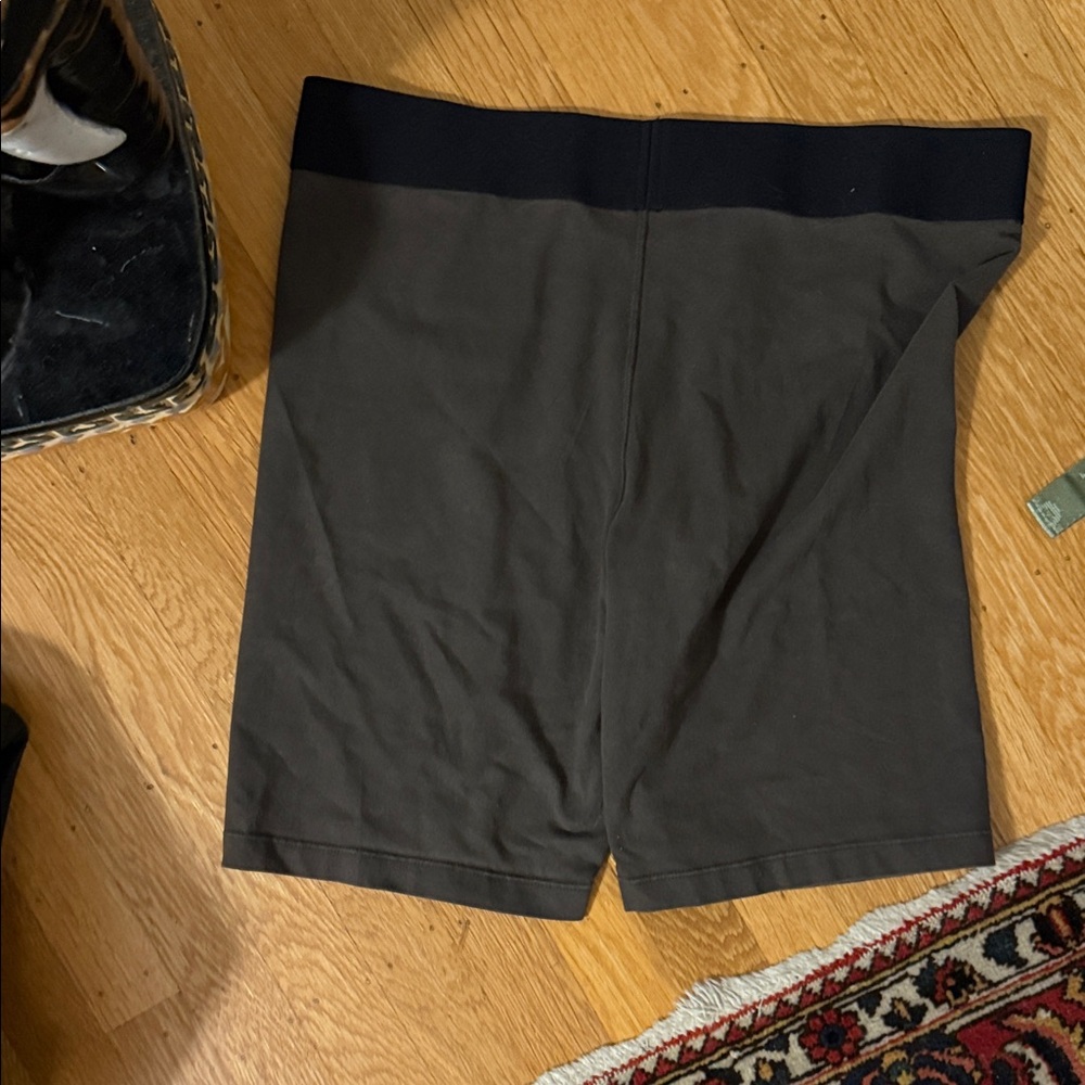 Fear of God Black and Brown Bike Shorts